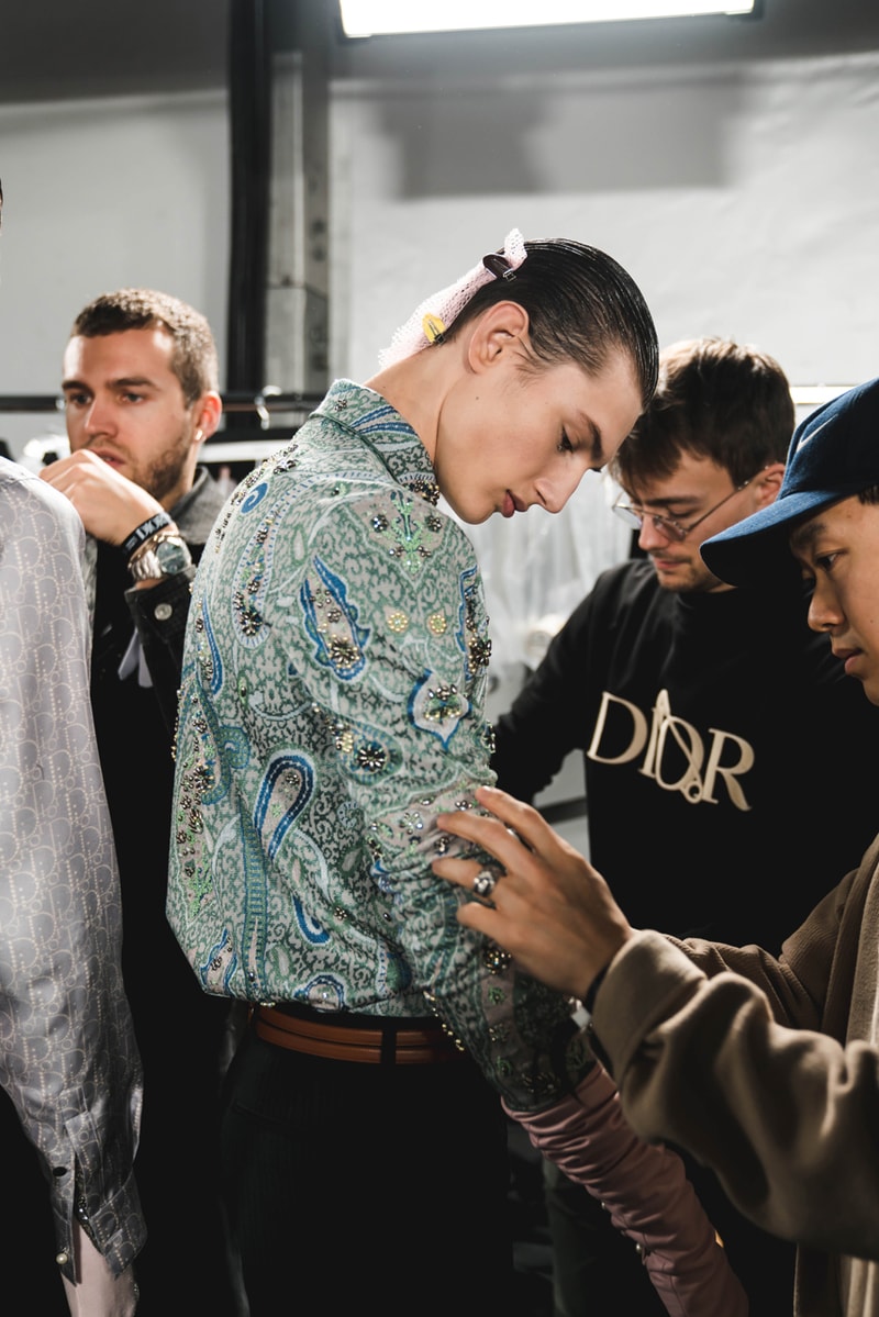 Dior Fall/Winter 2020 Men's Collection Closer Look showroom re see back stage fw20 paris fashion week pfw 