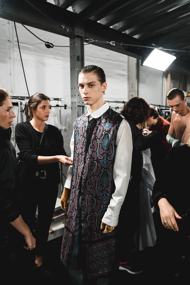 Dior Fall/Winter 2020 Men's Collection Closer Look showroom re see back stage fw20 paris fashion week pfw 