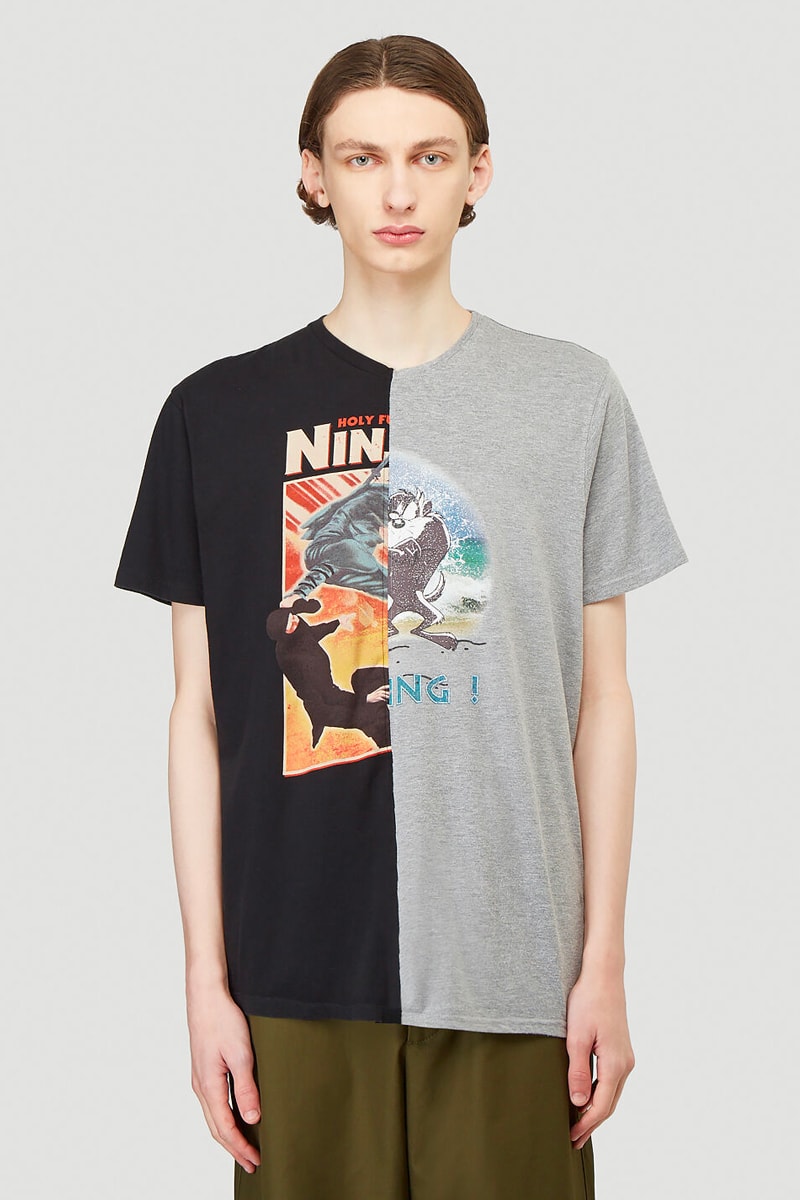 di vision Vintage Asymmetrical T shirts upcycled Copenhagen tees graphics marvel comics animation unique one of one hand crafted spring summer 2020 collection sustainable