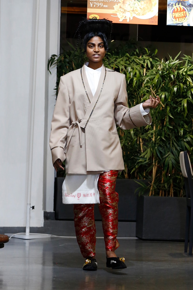 DOUBLET Fall Winter 2020 Runway Collection Paris Fashion Week Men's Release Info Date Look image Full Masayuki Ino