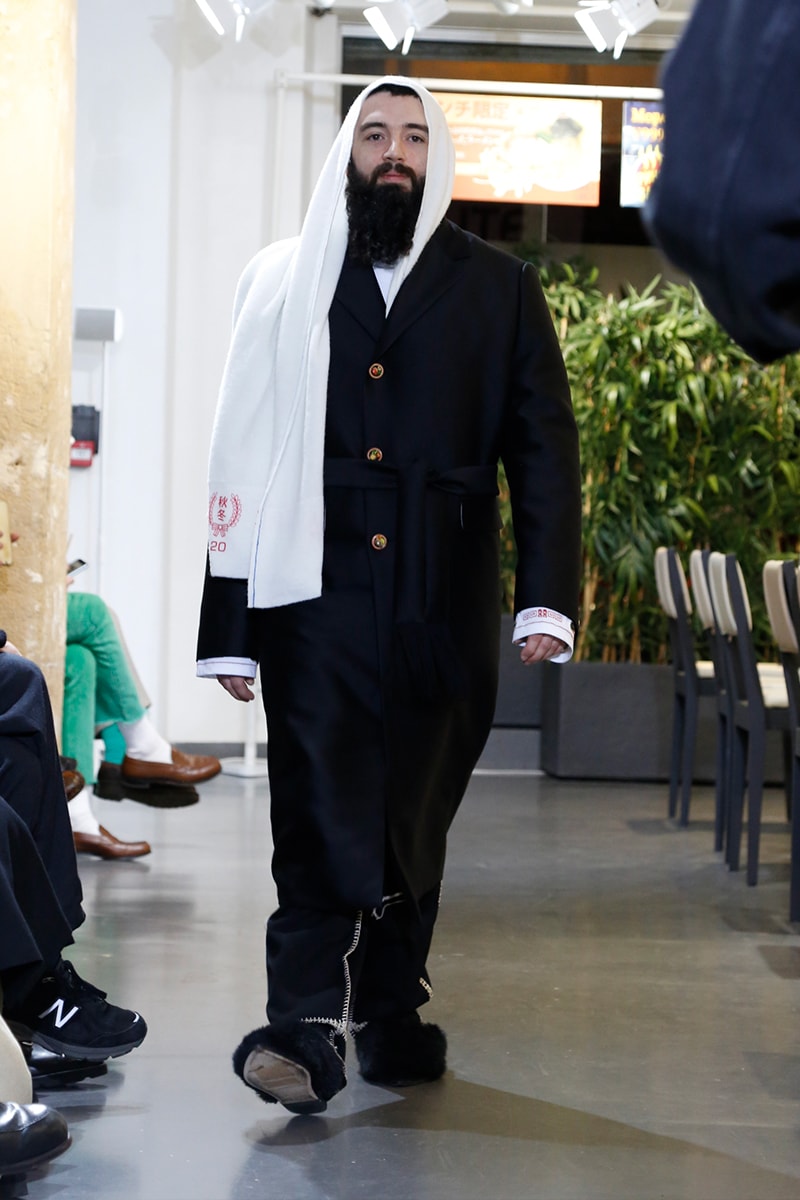 DOUBLET Fall Winter 2020 Runway Collection Paris Fashion Week Men's Release Info Date Look image Full Masayuki Ino