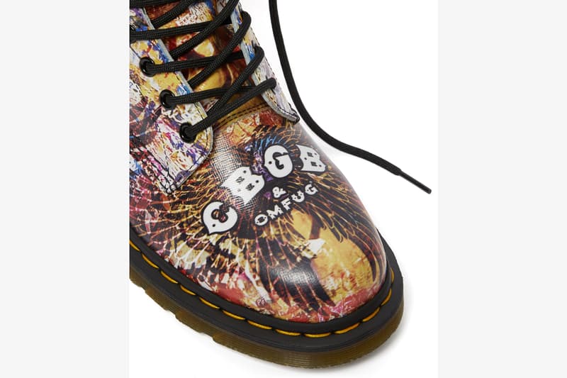 CBGB x Dr. Martens 1460 Boot collaborations footwear OMFUG
