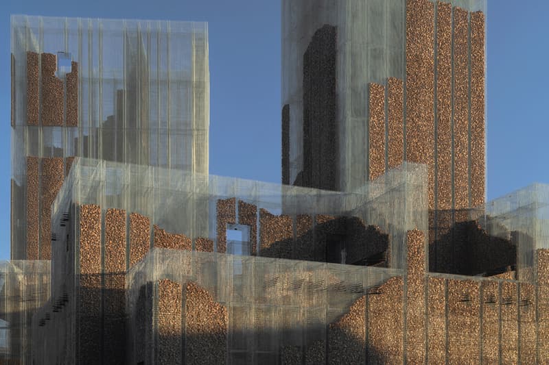 Studio Studio Studio "Gharfa" Installation Pavilion Riyadh Edoardo Tresoldi Designlab Experience Cork Max Magaldi Alberonero Matteo Foschi