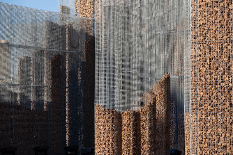 Studio Studio Studio "Gharfa" Installation Pavilion Riyadh Edoardo Tresoldi Designlab Experience Cork Max Magaldi Alberonero Matteo Foschi