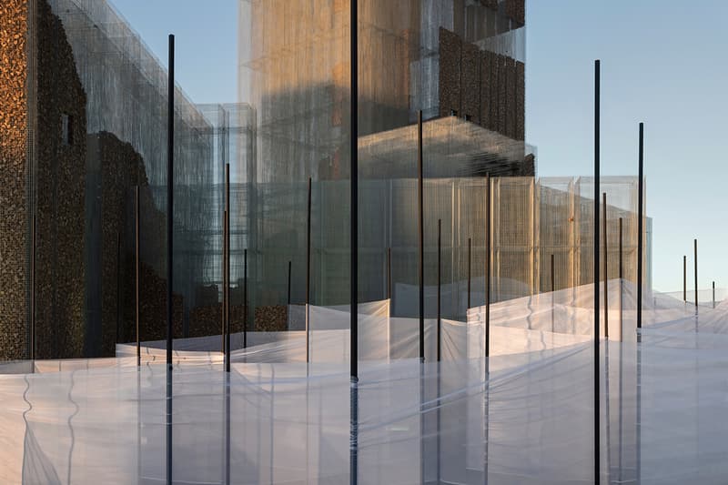 Studio Studio Studio "Gharfa" Installation Pavilion Riyadh Edoardo Tresoldi Designlab Experience Cork Max Magaldi Alberonero Matteo Foschi