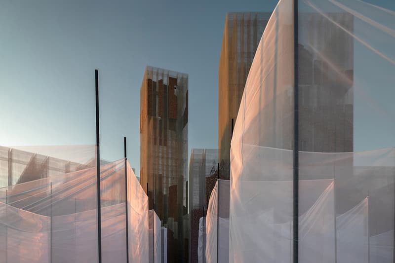 Studio Studio Studio "Gharfa" Installation Pavilion Riyadh Edoardo Tresoldi Designlab Experience Cork Max Magaldi Alberonero Matteo Foschi