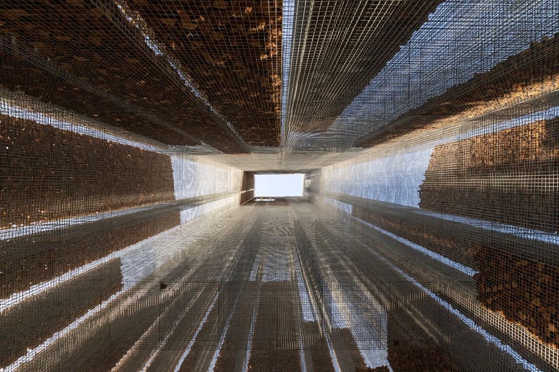Studio Studio Studio "Gharfa" Installation Pavilion Riyadh Edoardo Tresoldi Designlab Experience Cork Max Magaldi Alberonero Matteo Foschi