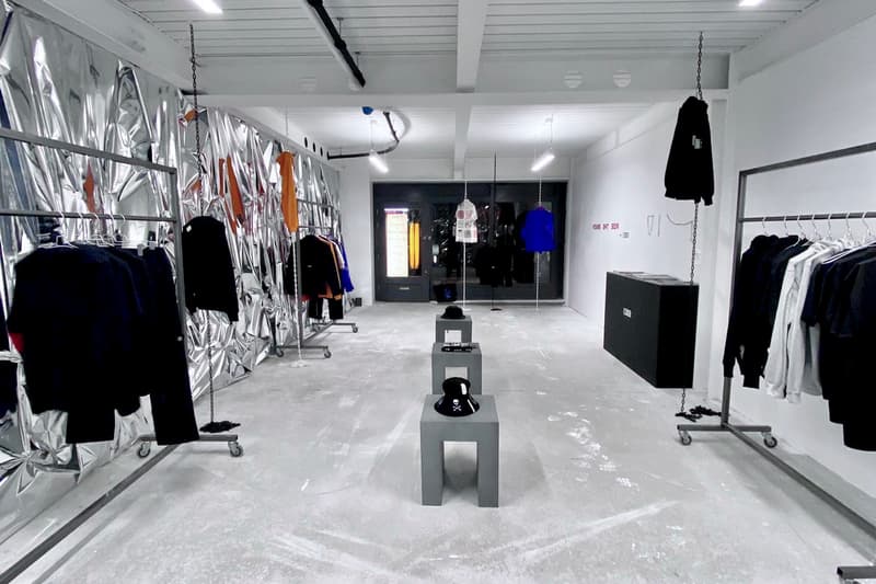 EJDER Pop-Up Store “A NAIL THAT STICKS OUT GETS HAMMERED” First Home-Grown Collection Soho London Bucket Hats Jackets Shirts T-shirts Hoodies