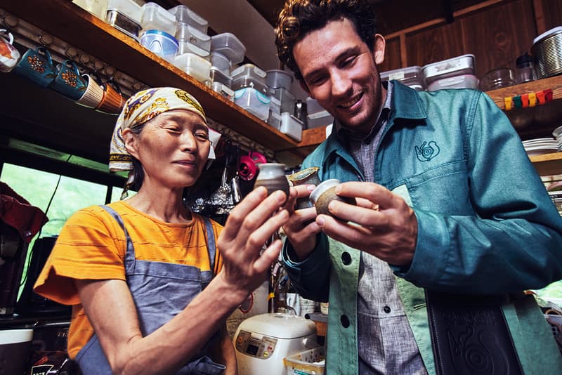 Eye/LOEWE/Nature Spring/Summer 2020 Collection SS20 Lookbook Jonathan Anderson Outdoors Inspiration Gray Sorrenti British actor Josh O’Connor Mount Fuji Japan