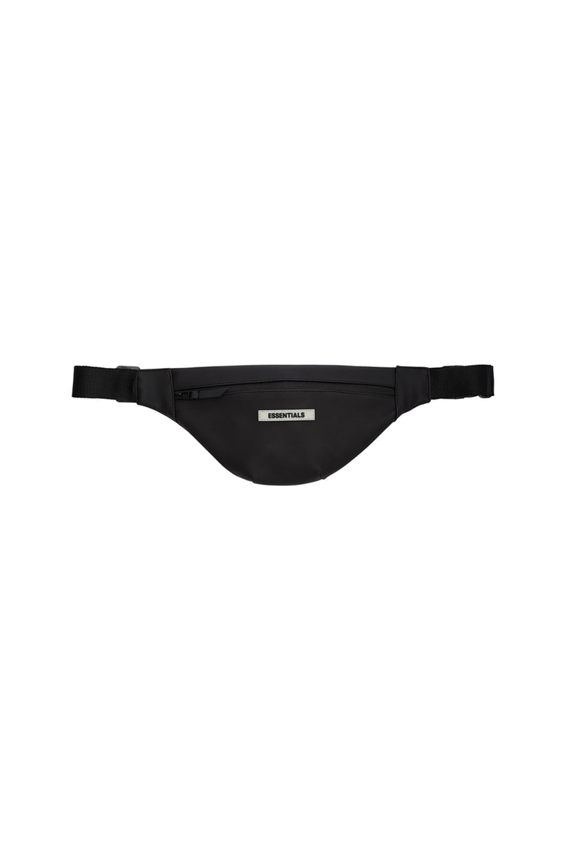 Fear of God ESSENTIALS Bag Collection Release SSENSE Shop Cop Online Drops Jerry Lorenzo Backpack Rucksack Duffle Bag Tote Waist Belt Straps Canvas Coated Cream Black Tonal