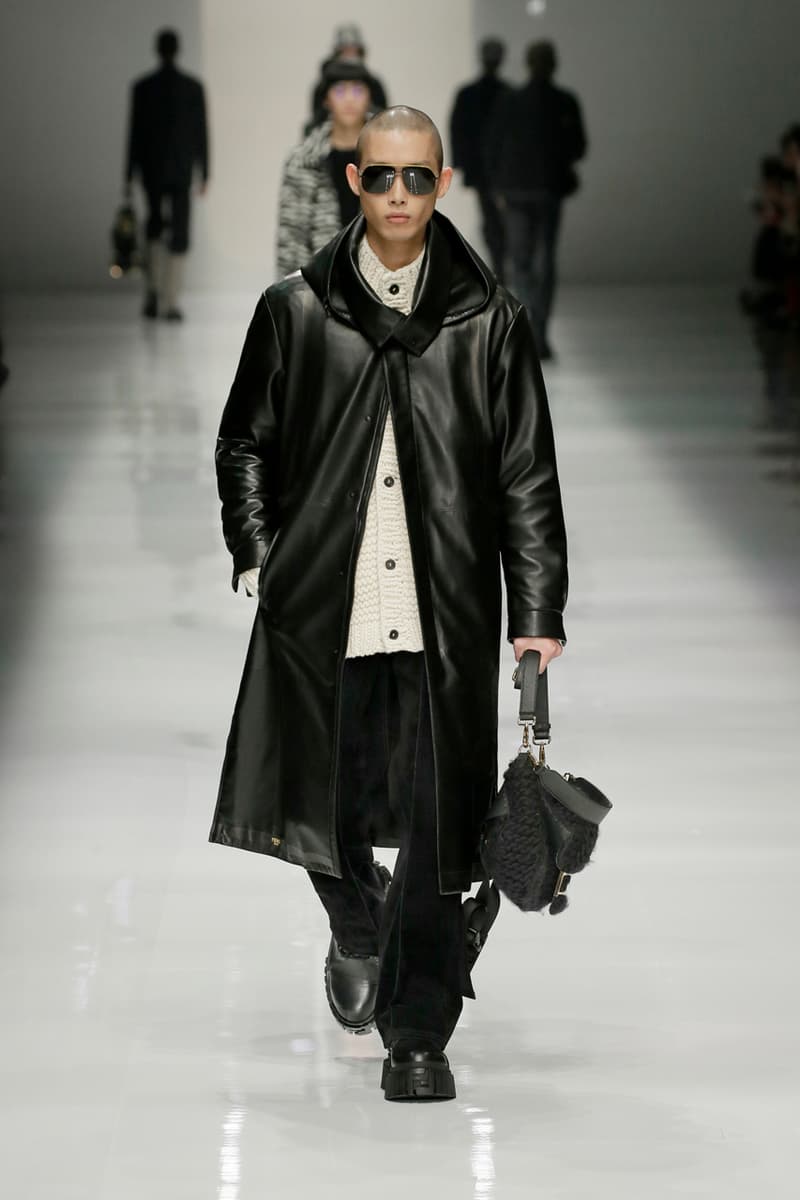 fendi fall winter 2020 mens collection runway show images silvia venturini creative director anrealage collaboration 