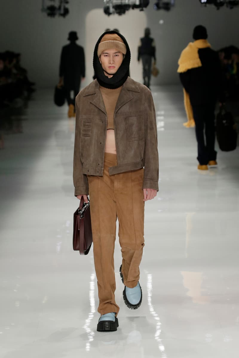 fendi fall winter 2020 mens collection runway show images silvia venturini creative director anrealage collaboration 