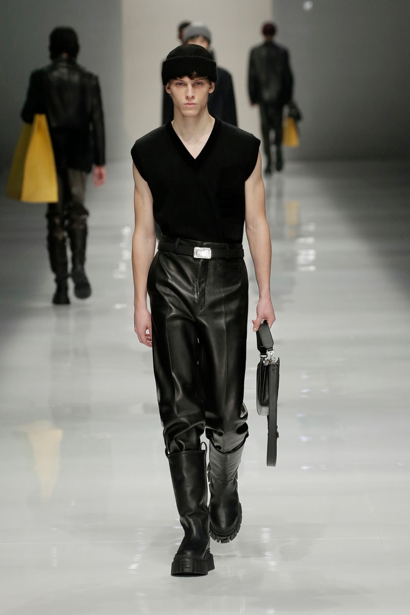 fendi fall winter 2020 mens collection runway show images silvia venturini creative director anrealage collaboration 