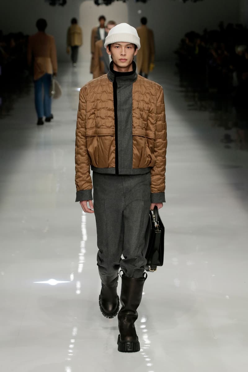 fendi fall winter 2020 mens collection runway show images silvia venturini creative director anrealage collaboration 