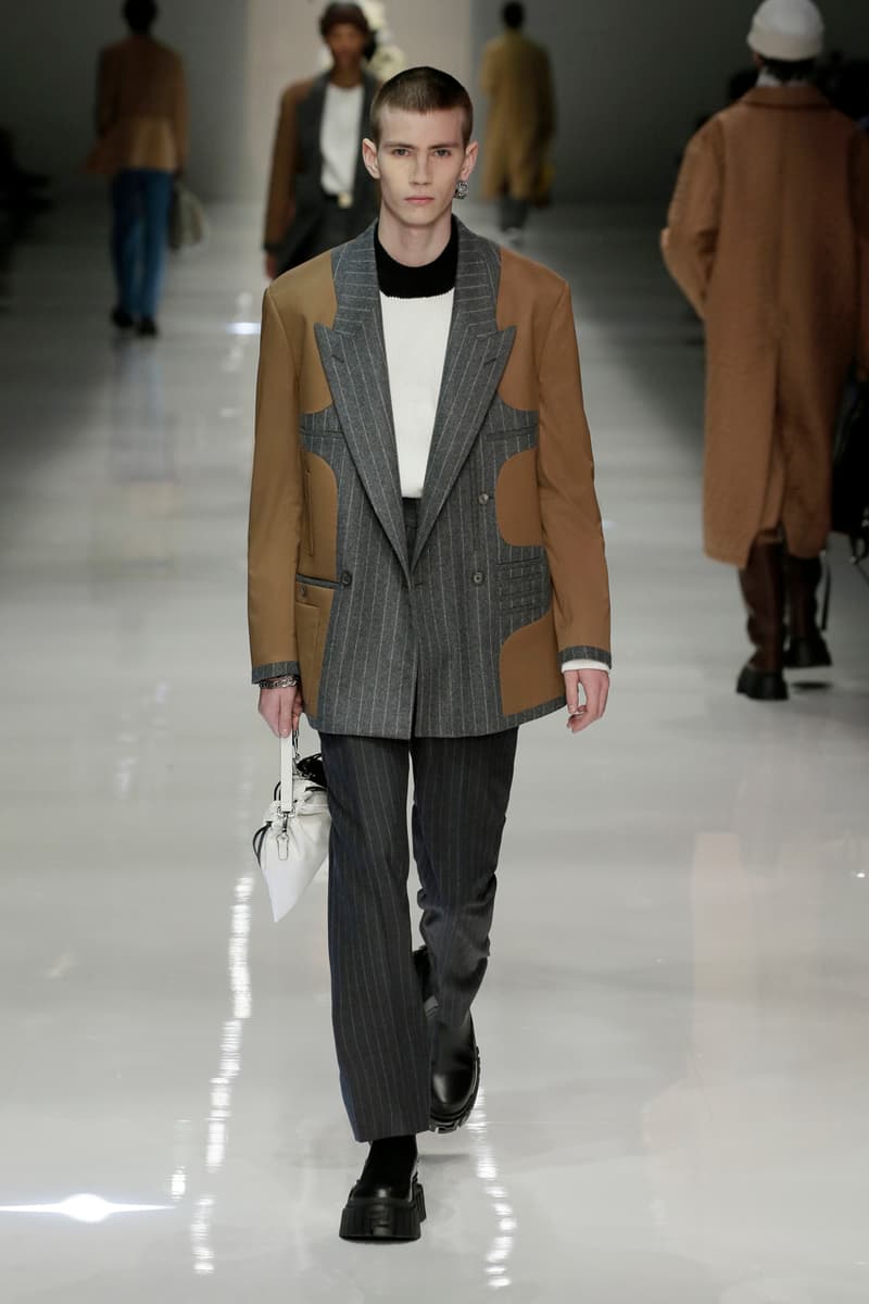 fendi fall winter 2020 mens collection runway show images silvia venturini creative director anrealage collaboration 