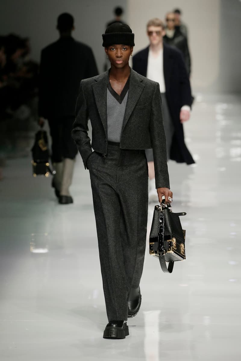 fendi fall winter 2020 mens collection runway show images silvia venturini creative director anrealage collaboration 