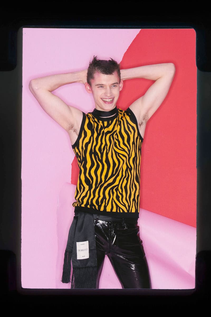 Fiorucci Fall/Winter 2020 Menswear by Daniel W. Fletcher Lookbook Collection Release Information Inaugural Pieces Archive Inspiration Keith Haring Tailoring