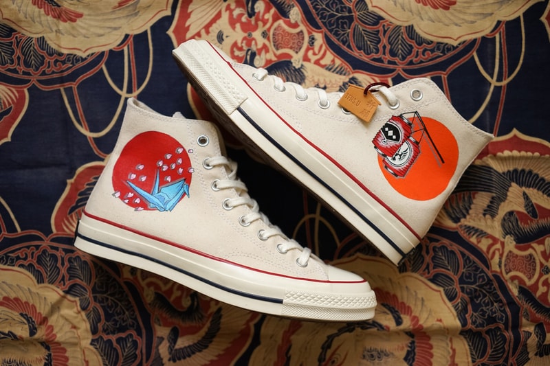 Flying Hawk Studio & Simple Union x Converse chuck taylor all-star 1970 Kaiun Custom sneakers footwear 