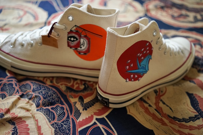 Flying Hawk Studio & Simple Union x Converse chuck taylor all-star 1970 Kaiun Custom sneakers footwear 