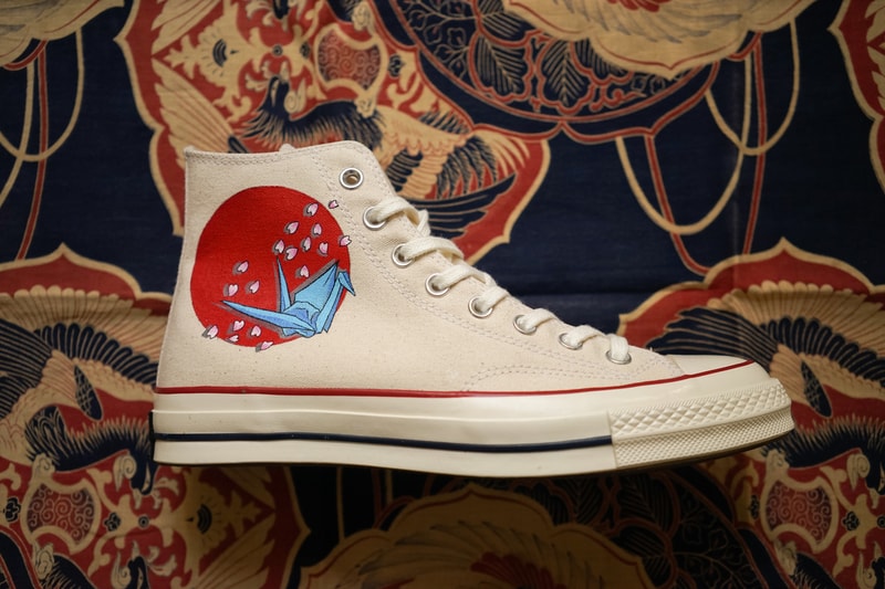 Flying Hawk Studio & Simple Union x Converse chuck taylor all-star 1970 Kaiun Custom sneakers footwear 