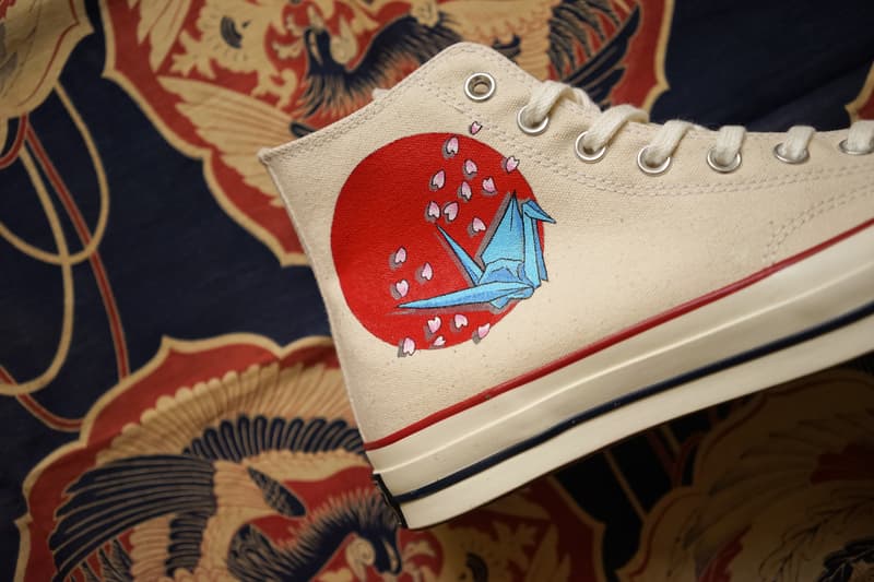 Flying Hawk Studio & Simple Union x Converse chuck taylor all-star 1970 Kaiun Custom sneakers footwear 