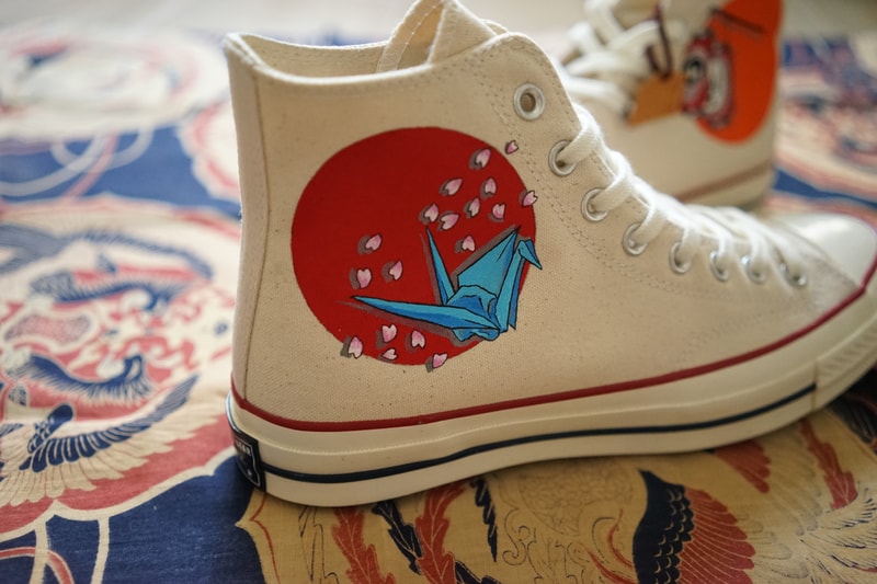 Flying Hawk Studio & Simple Union x Converse chuck taylor all-star 1970 Kaiun Custom sneakers footwear 