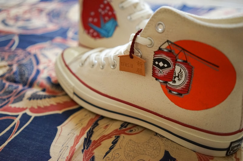 Flying Hawk Studio & Simple Union x Converse chuck taylor all-star 1970 Kaiun Custom sneakers footwear 