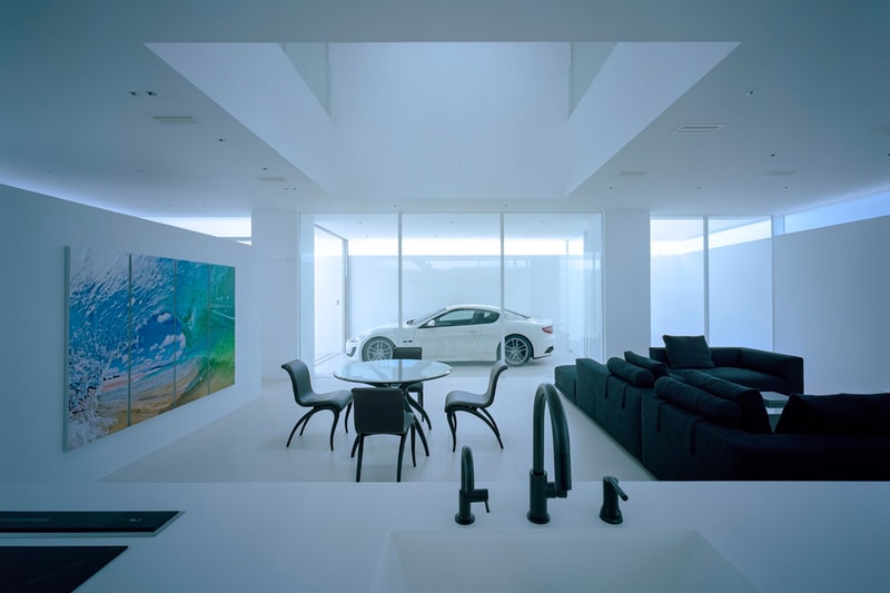 FujiwaraMuro Architects architecture design japan takamatsu residence house garage maserati granturismo