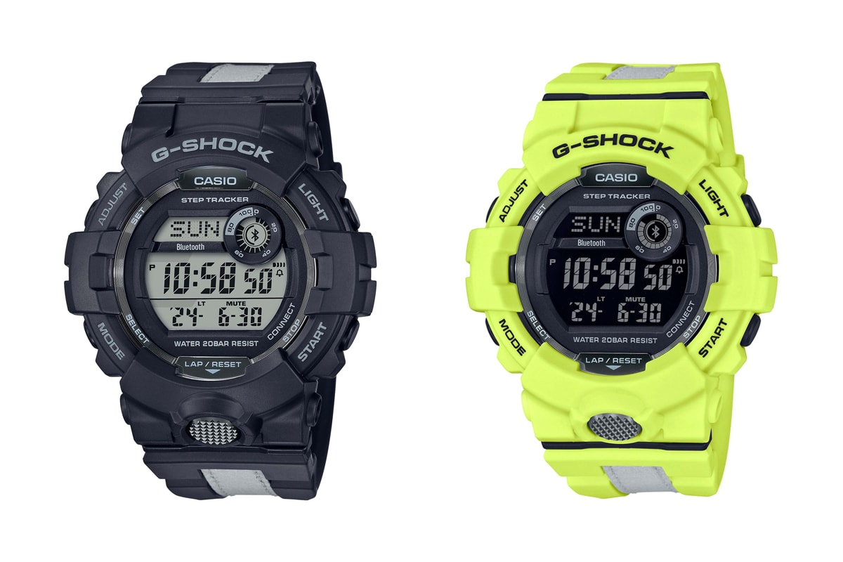 g shock squad casio watches timepieces accessories sports black grey neon yellow 