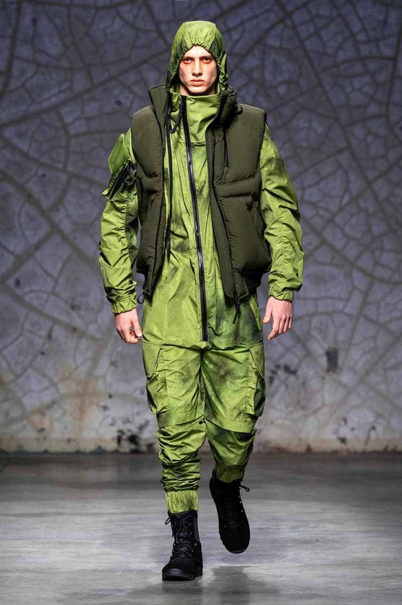 GALL Fall/Winter 2020 "Omnia" Collection Runway Paris Fashion Week Jackets Trousers Jumpsuits Hats Sweatshirts Red Green Blue Puffers Bomber Jackets