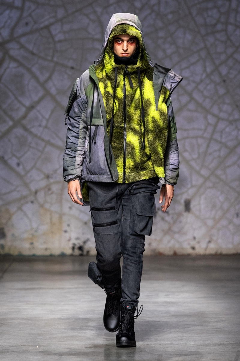 GALL Fall/Winter 2020 "Omnia" Collection Runway Paris Fashion Week Jackets Trousers Jumpsuits Hats Sweatshirts Red Green Blue Puffers Bomber Jackets