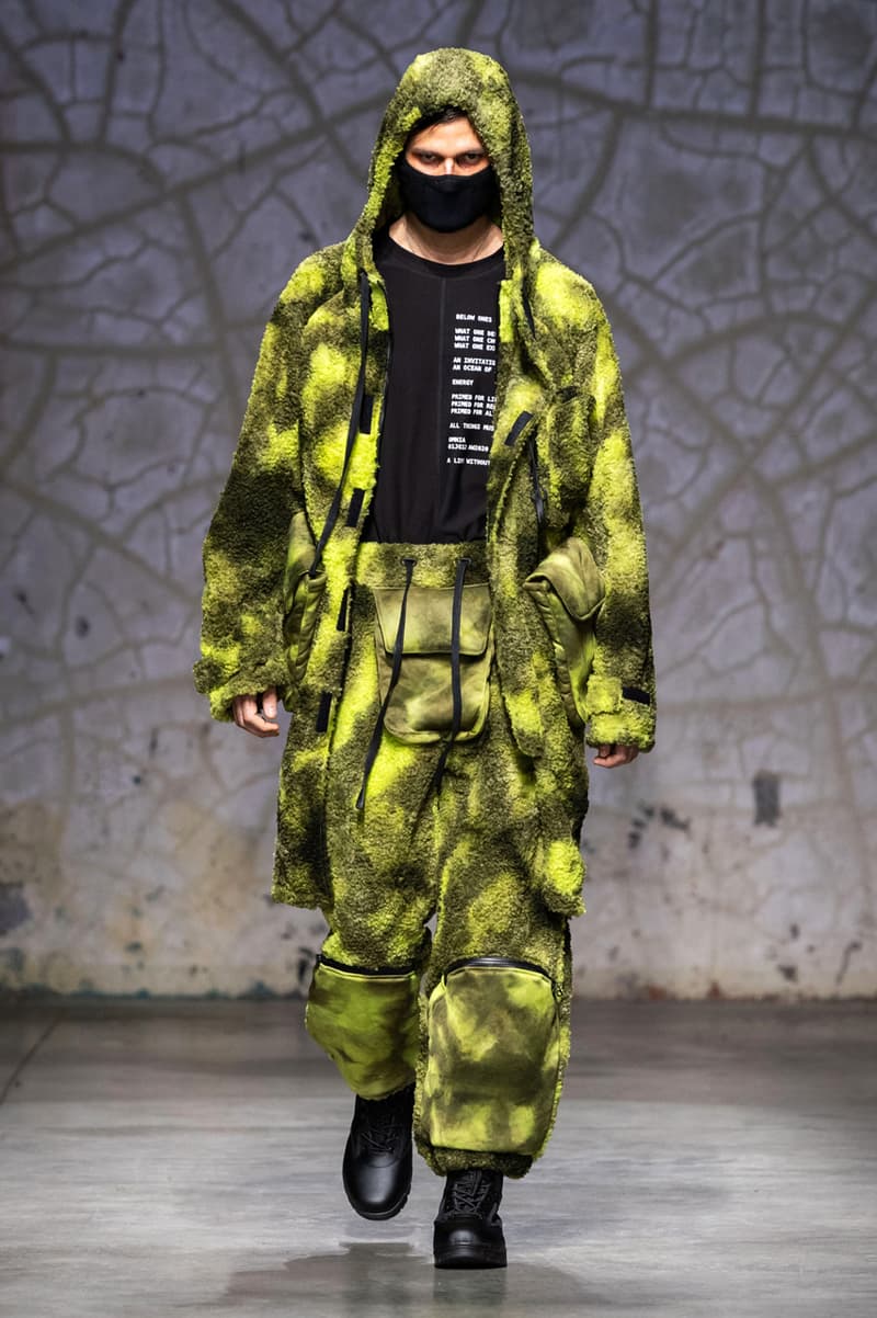 GALL Fall/Winter 2020 "Omnia" Collection Runway Paris Fashion Week Jackets Trousers Jumpsuits Hats Sweatshirts Red Green Blue Puffers Bomber Jackets