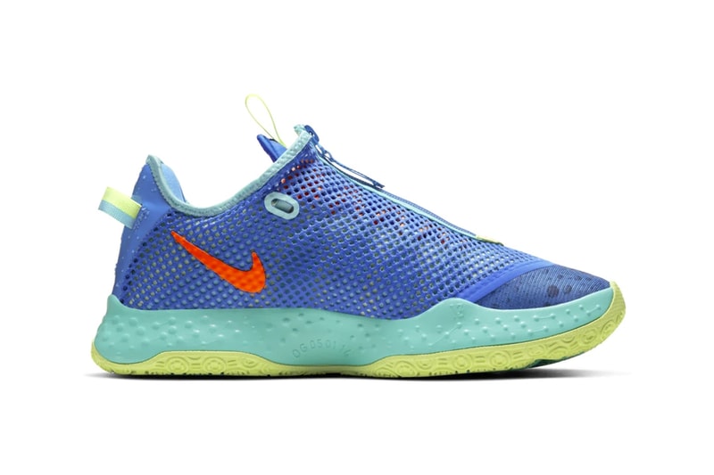 Gatorade Nike PG 4 Gx nba 2K20 GE Official Look Release Info Buy Price Gamer Exclusive Paul George Blue Teal Neon