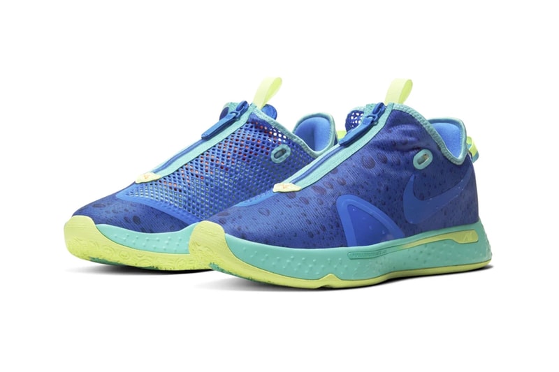 Gatorade Nike PG 4 Gx nba 2K20 GE Official Look Release Info Buy Price Gamer Exclusive Paul George Blue Teal Neon
