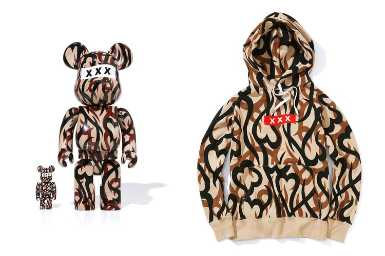 GOD SELECTION XXX and NUMBER (N)INE Reunite for Co-Branded BE@RBRICKs and Hoodies