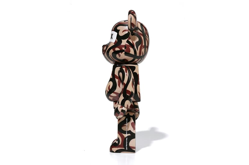 GOD SELECTION XXX x NUMBER (N)INE BE@RBRICKS, Hoodie collaboration medicom toy january 25 2020 release date tribal camouflage pattern NUMBER (N)XXX