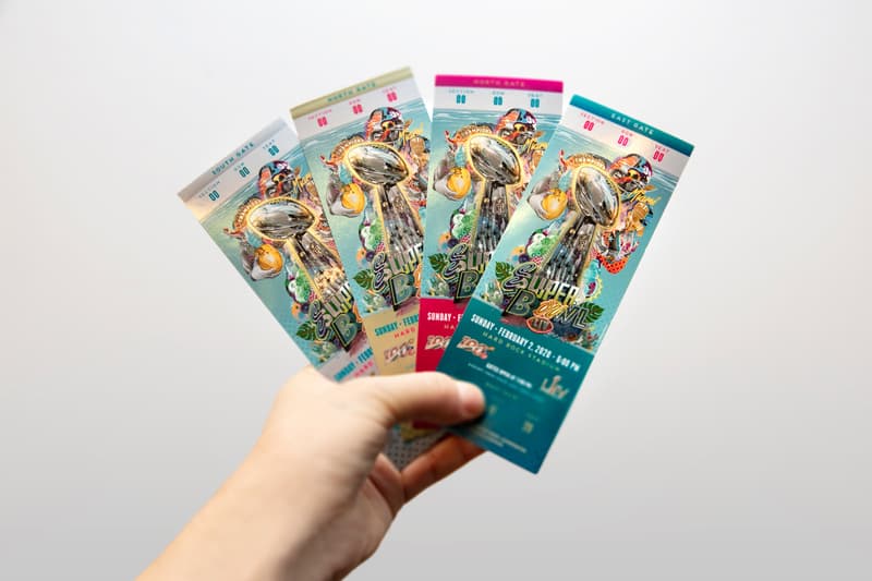 Goldman Global Arts & NFL Super Bowl LIV Collaboration Tristan Eaton Tickets Commemorative Program Street Art Football
