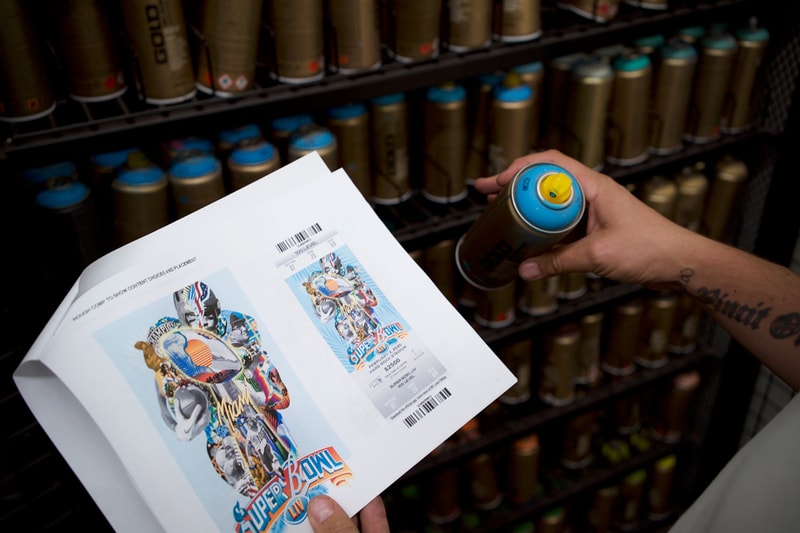 Goldman Global Arts & NFL Super Bowl LIV Collaboration Tristan Eaton Tickets Commemorative Program Street Art Football 