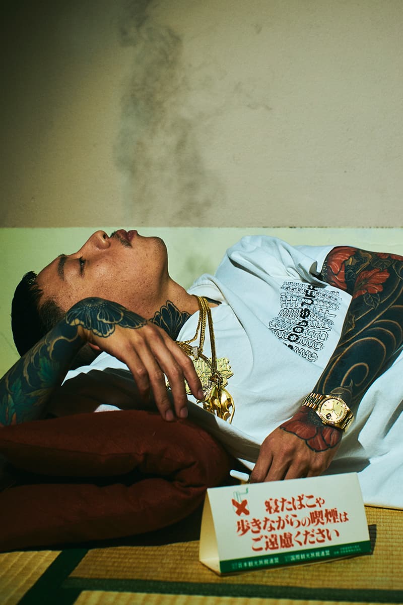Goodhood FLAGSTUFF Kosuke Kawamura Goodstuff Capsule collection japanese artist launch party live collage event retailer uk british graphic tee sweats accessories tokyo limited edition collaboration january 2020 15 8