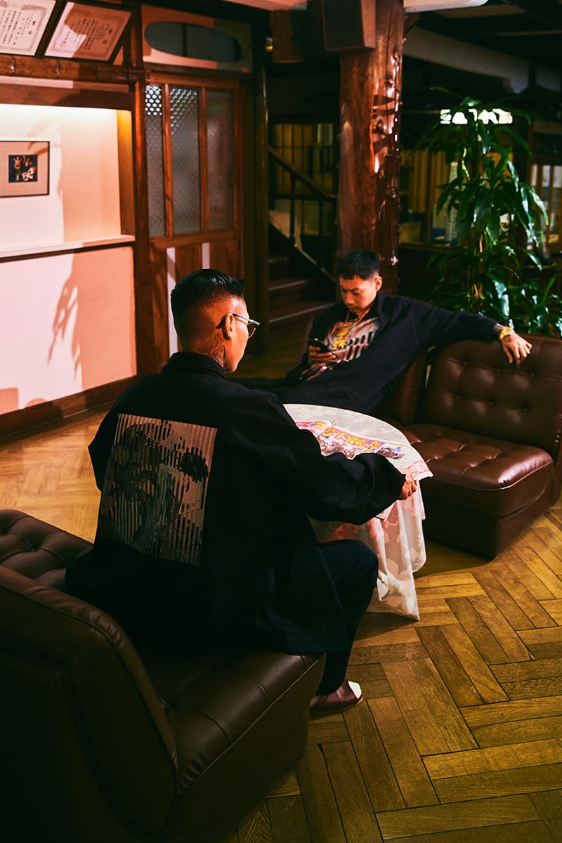 Goodhood FLAGSTUFF Kosuke Kawamura Goodstuff Capsule collection japanese artist launch party live collage event retailer uk british graphic tee sweats accessories tokyo limited edition collaboration january 2020 15 8