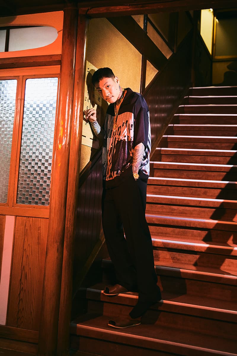 Goodhood FLAGSTUFF Kosuke Kawamura Goodstuff Capsule collection japanese artist launch party live collage event retailer uk british graphic tee sweats accessories tokyo limited edition collaboration january 2020 15 8