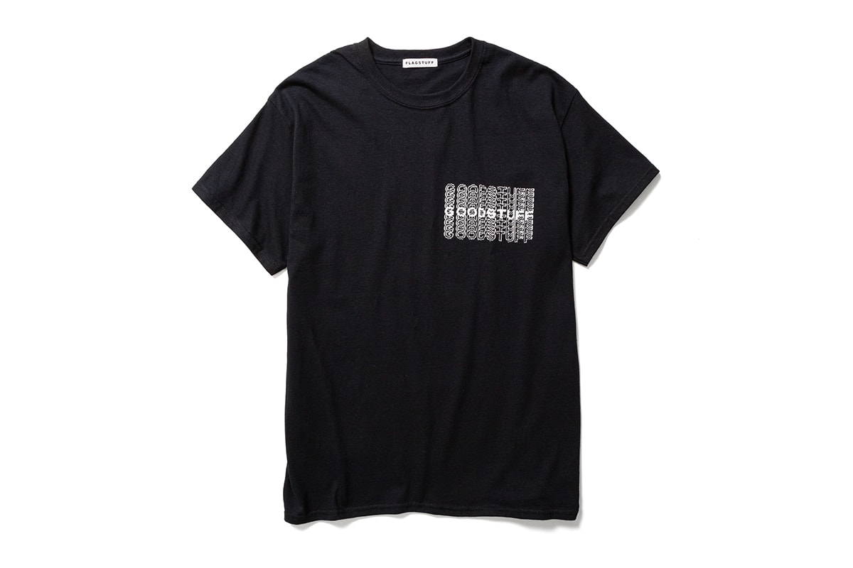 Goodhood FLAGSTUFF Kosuke Kawamura Goodstuff Capsule collection japanese artist launch party live collage event retailer uk british graphic tee sweats accessories tokyo limited edition collaboration january 2020 15 8