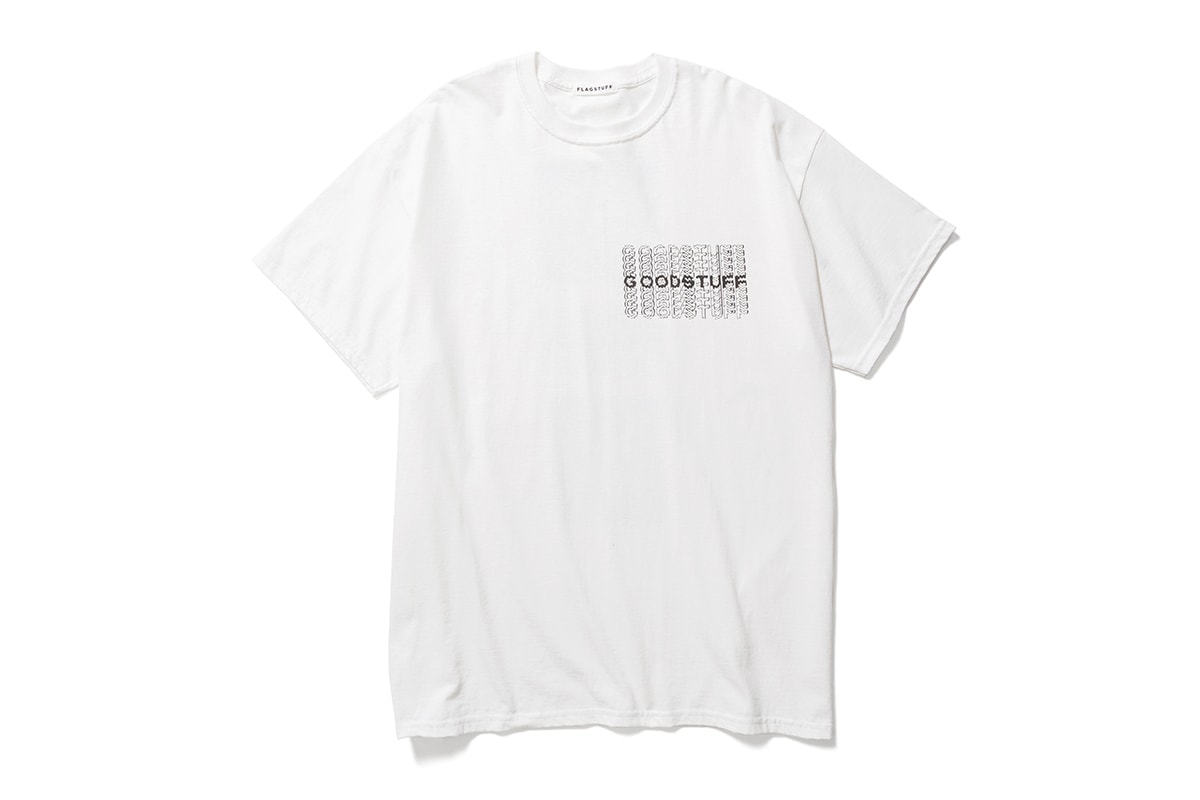 Goodhood FLAGSTUFF Kosuke Kawamura Goodstuff Capsule collection japanese artist launch party live collage event retailer uk british graphic tee sweats accessories tokyo limited edition collaboration january 2020 15 8