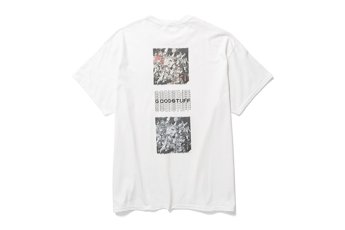 Goodhood FLAGSTUFF Kosuke Kawamura Goodstuff Capsule collection japanese artist launch party live collage event retailer uk british graphic tee sweats accessories tokyo limited edition collaboration january 2020 15 8