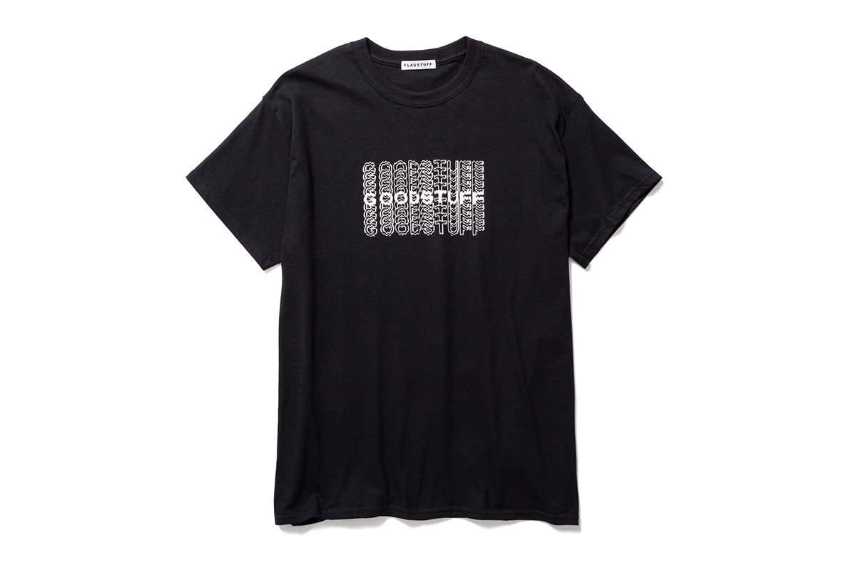 Goodhood FLAGSTUFF Kosuke Kawamura Goodstuff Capsule collection japanese artist launch party live collage event retailer uk british graphic tee sweats accessories tokyo limited edition collaboration january 2020 15 8