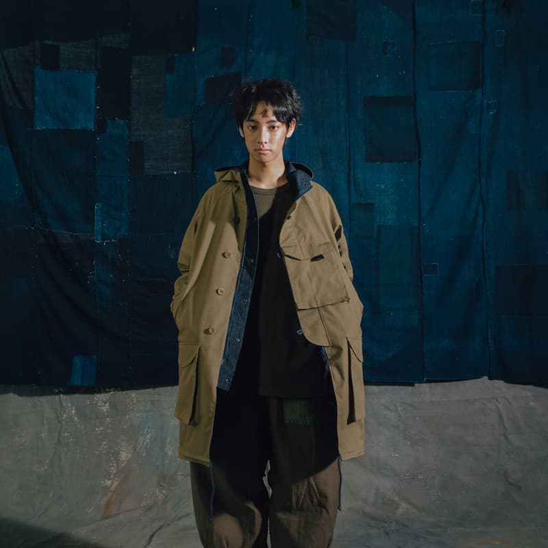 SYNDRO GOOPiMADE Golden Age Capsule collection heritage workwear japanese sashiko indigo dye technical parka coats fall winter 2020 taiwanese brand designer patwork boro