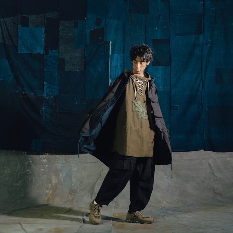 SYNDRO GOOPiMADE Golden Age Capsule collection heritage workwear japanese sashiko indigo dye technical parka coats fall winter 2020 taiwanese brand designer patwork boro