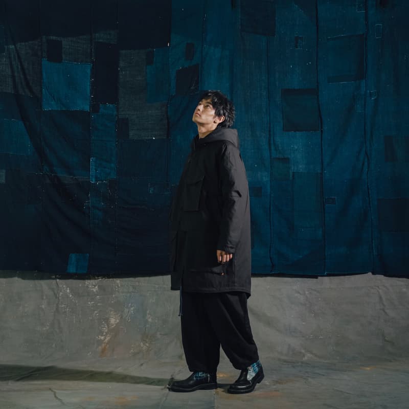 SYNDRO GOOPiMADE Golden Age Capsule collection heritage workwear japanese sashiko indigo dye technical parka coats fall winter 2020 taiwanese brand designer patwork boro
