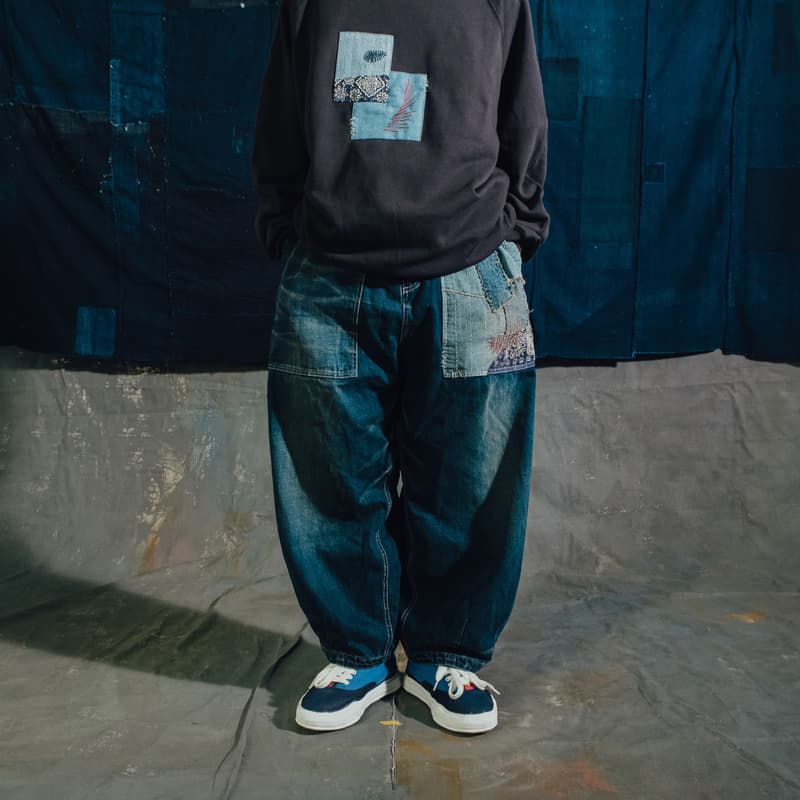 SYNDRO GOOPiMADE Golden Age Capsule collection heritage workwear japanese sashiko indigo dye technical parka coats fall winter 2020 taiwanese brand designer patwork boro