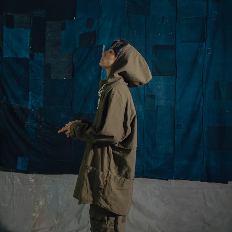 SYNDRO GOOPiMADE Golden Age Capsule collection heritage workwear japanese sashiko indigo dye technical parka coats fall winter 2020 taiwanese brand designer patwork boro
